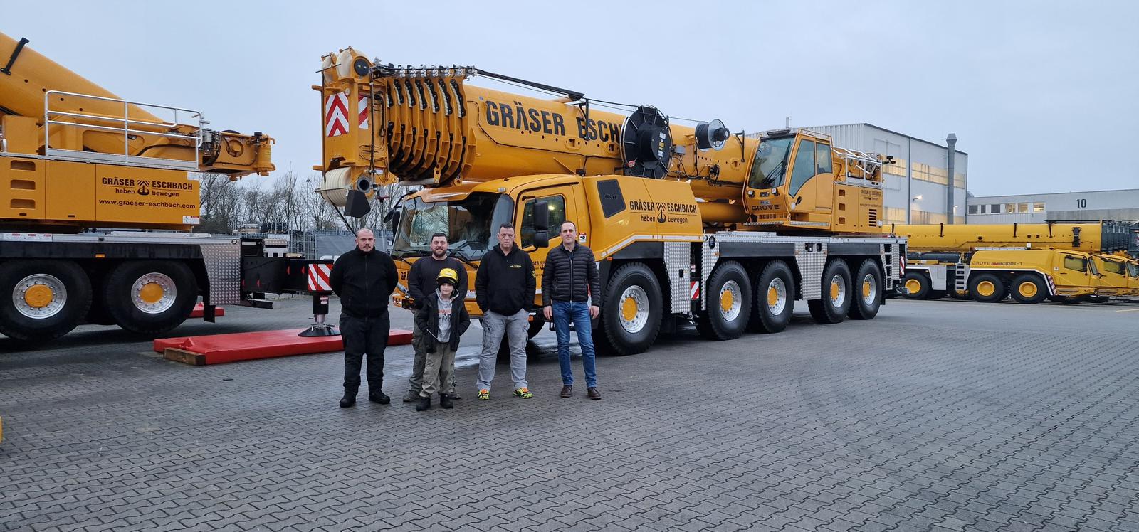 Mehr über den Artikel erfahren Abholung des Groove 300T Kran
